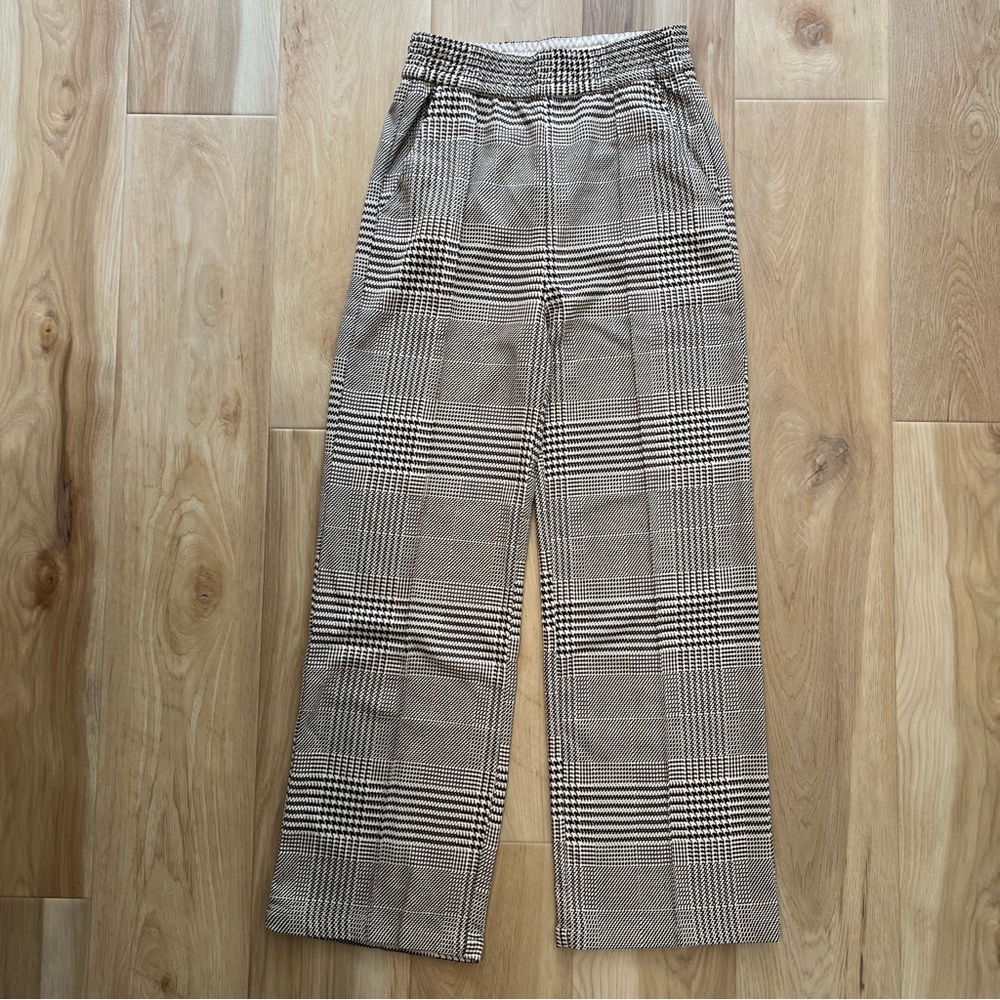 NWT H&M Plaid Wide Leg Pants Size 4